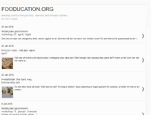 Tablet Screenshot of fooducation.org